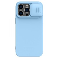  Maciņš Nillkin CamShield Silky Magnetic Silicone Apple iPhone 14 light blue 